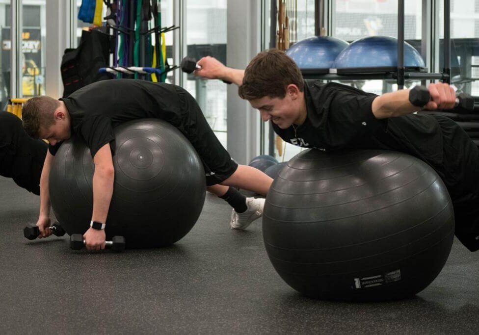 Off-ice training in UPMC Sports Performance
